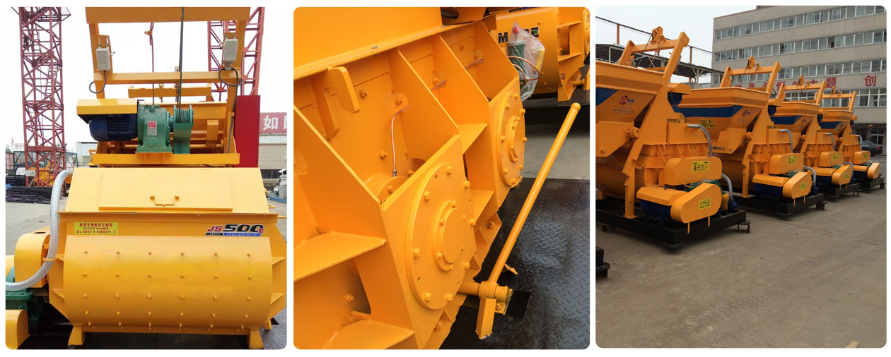 twin shaft concrete mixer