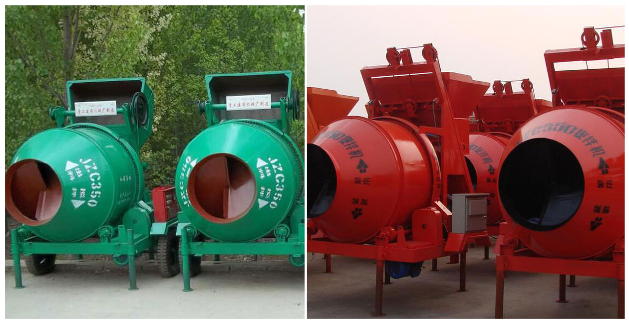 jzc 350 drum concrete mixer