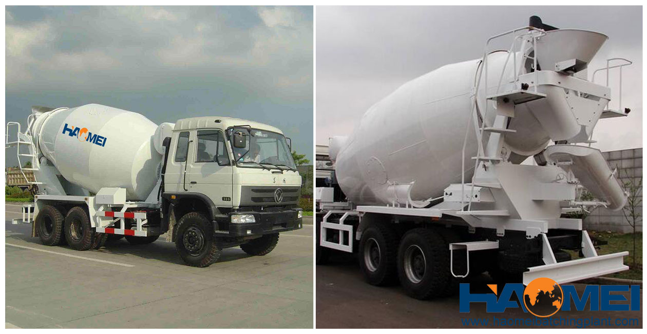 mobile concrete mixer truck