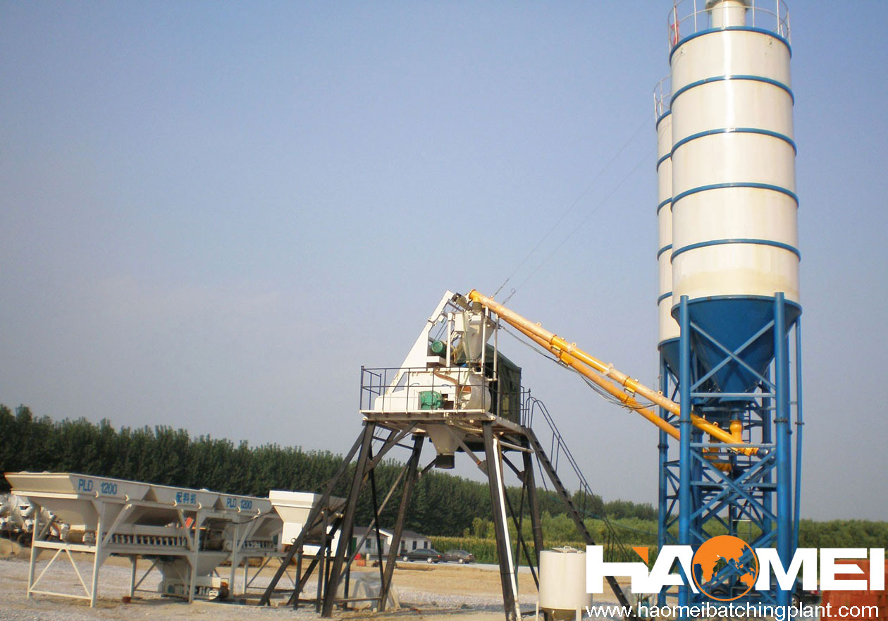 small concrete batch plant