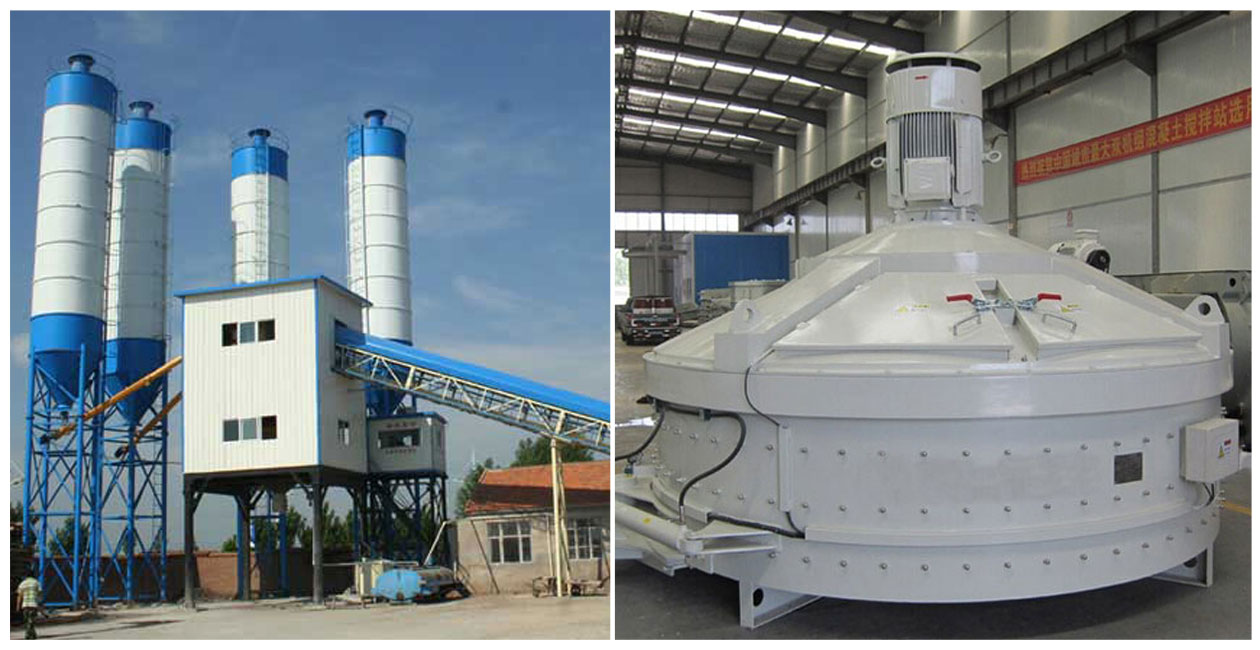 HZS60 Pan Mixer Concrete Batching Plant