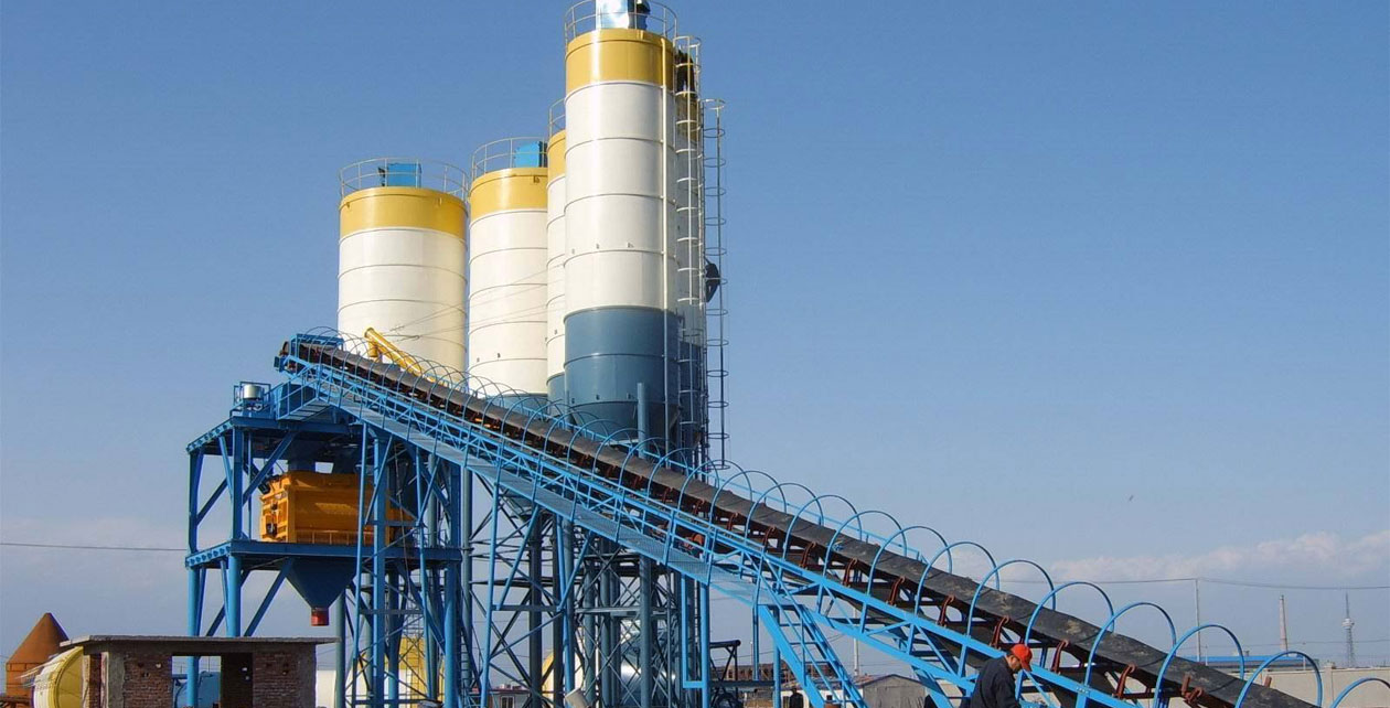 60m3/h concrete mixing plant