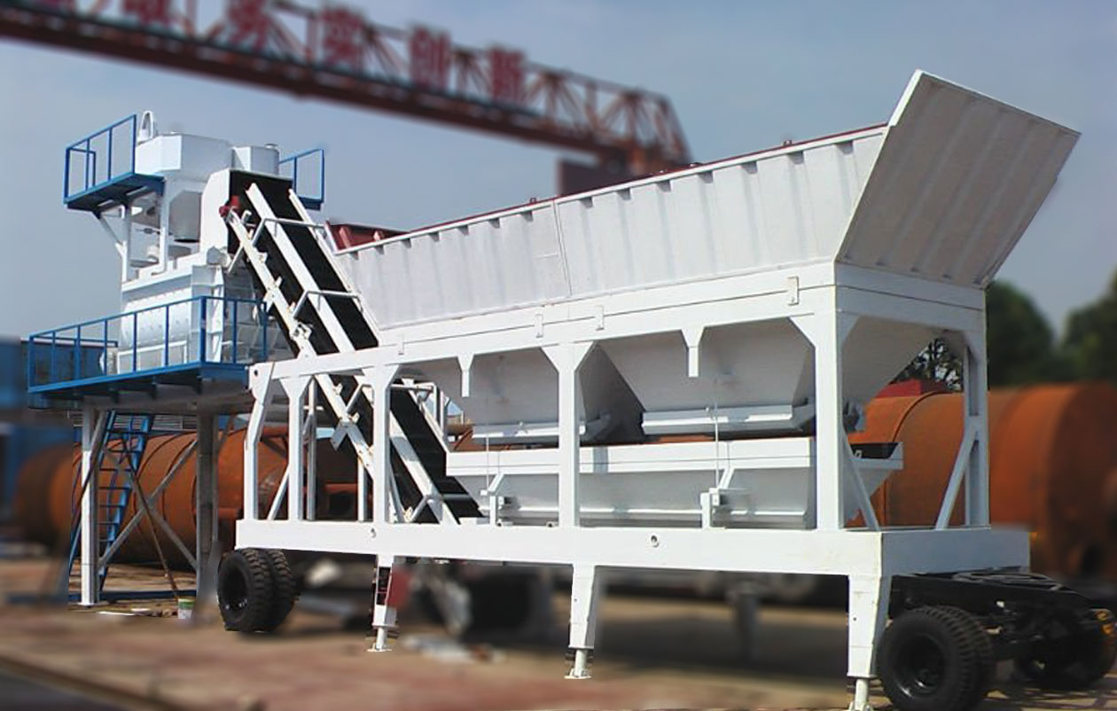 Mobile Concrete Batching and Mixing Equipment