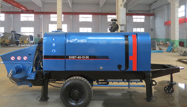 trailer concrete pump