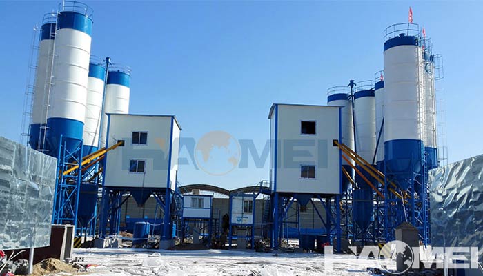 fully automatic concrete batching plant