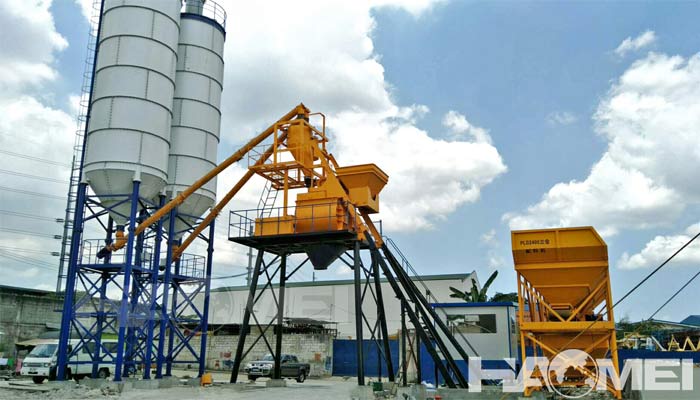 hzs60 concrete batching plant