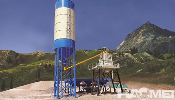 industry small concrete batching plant for sale