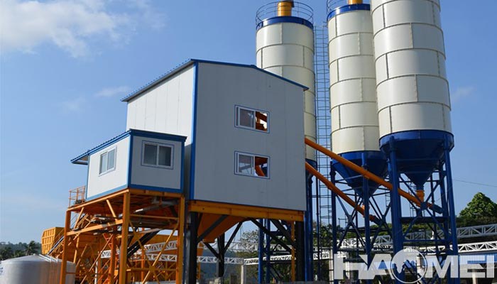 stationary concrete plant