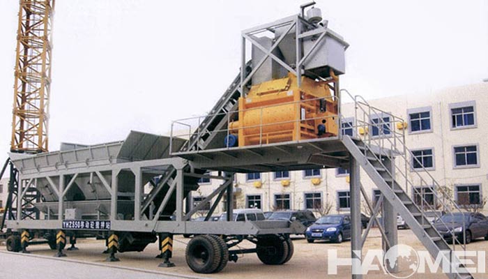 portable concrete batching plant