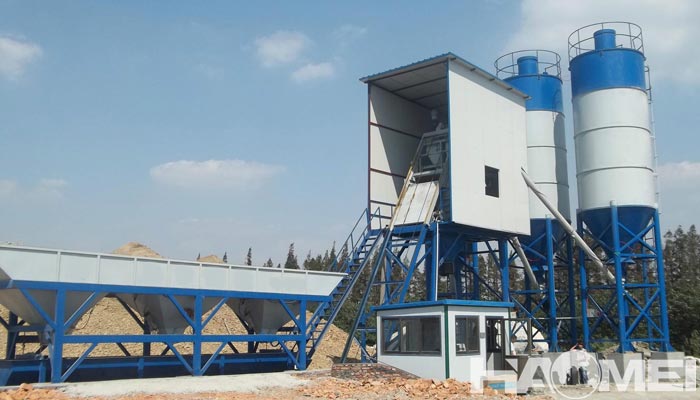 concrete mixer plant price