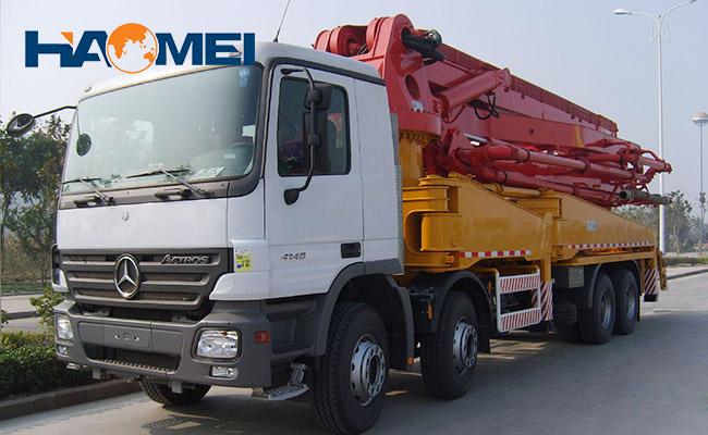 mobile concrete pump for sale