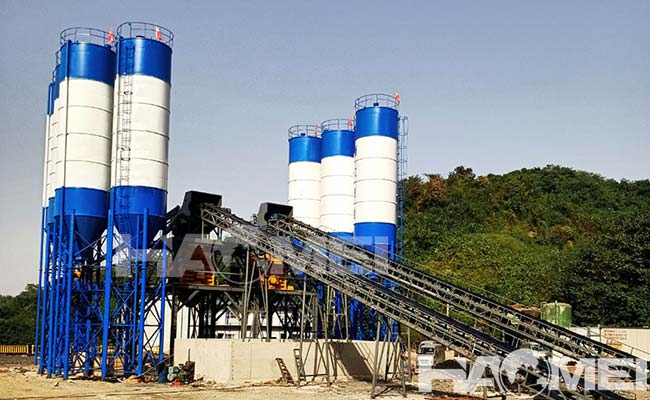 concrete batch mix plant