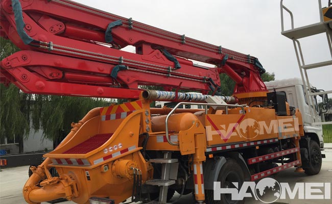 concrete pump truck made in China