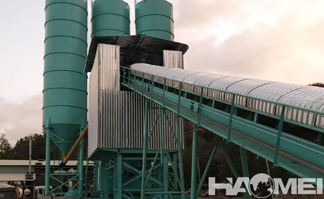 large concrete batching plant