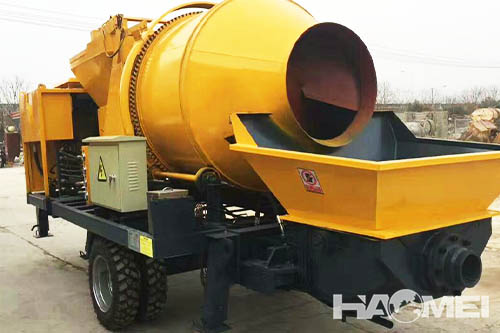 concrete mixer with pump for sale