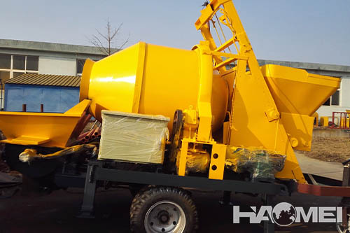 c3 concrete mixer with pump