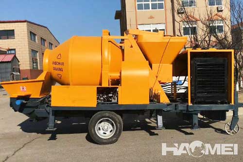 diesel concrete mixer pump