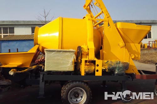 concrete mixer pump machine price