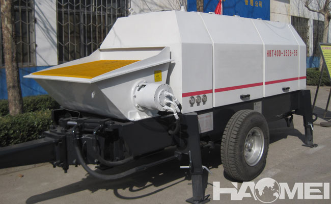 cement pump trailer