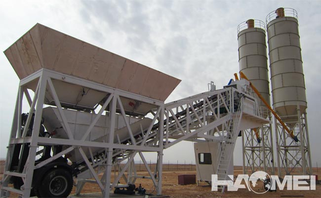 mobile mixing plant