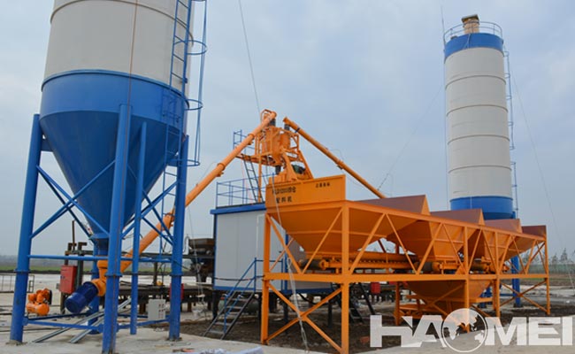 concrete mixer machine plant