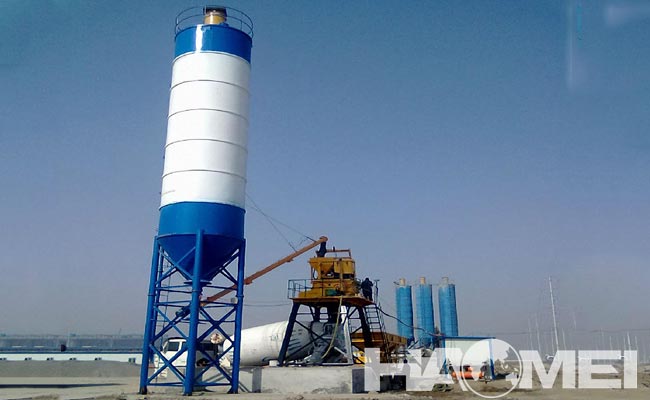 concrete mixing plant 25 m3 jam