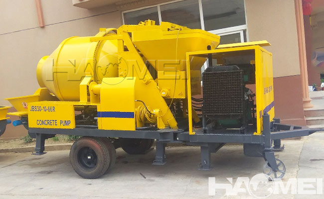 mini concrete mixer pump price