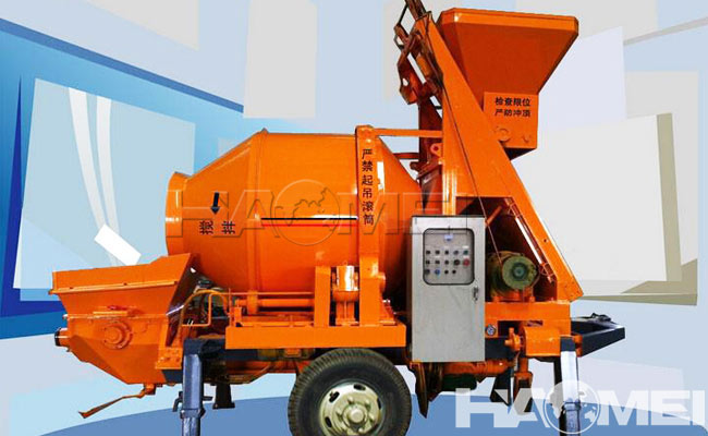 concrete mixer pump capacity