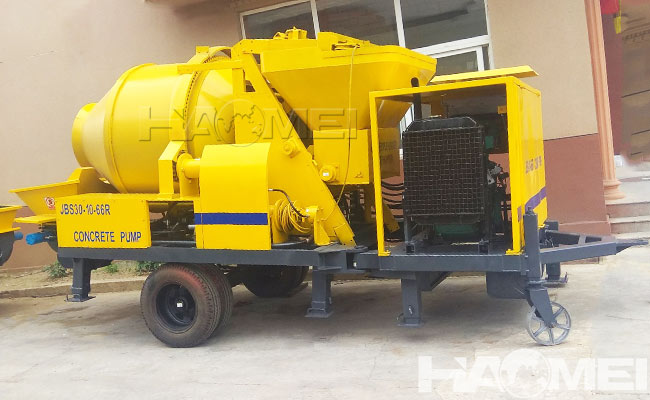 concrete mixer machine with pump price