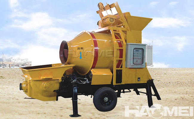 mini concrete mixer pump