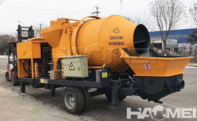 abjz30c diesel concrete mixer pump