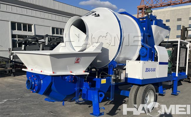 cement mixer with pump manufacturer