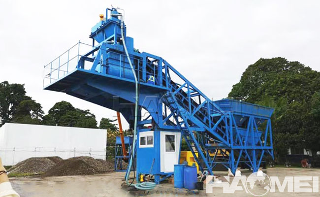 mobile batching plant wet mix