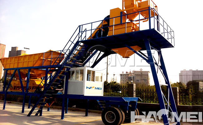 mobile concrete plant cost