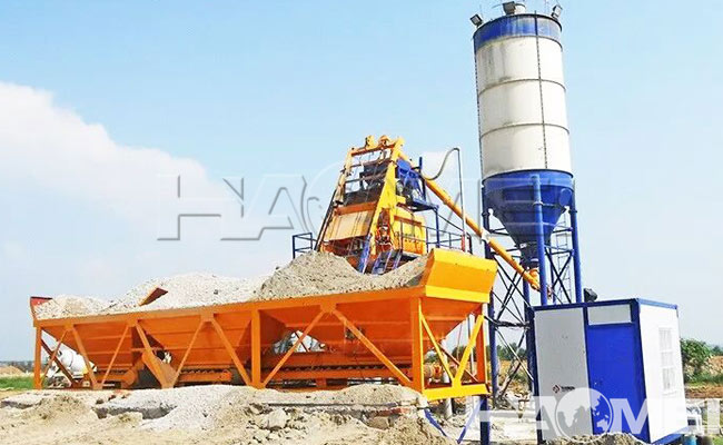 small concrete mixing plant manufacturers