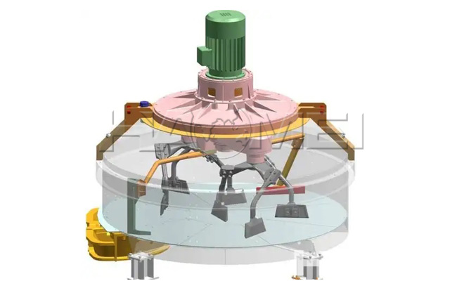 how does a planetary concrete mixer work