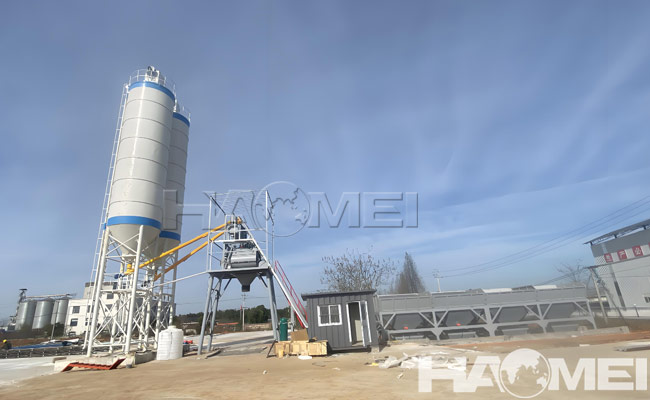 skip hoist concrete batching plant