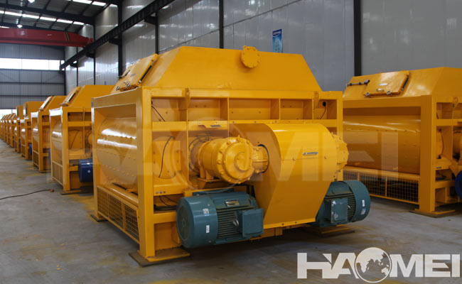 js3000 twin shaft concrete mixer factory