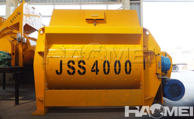 twin shaft concrete mixer js4000