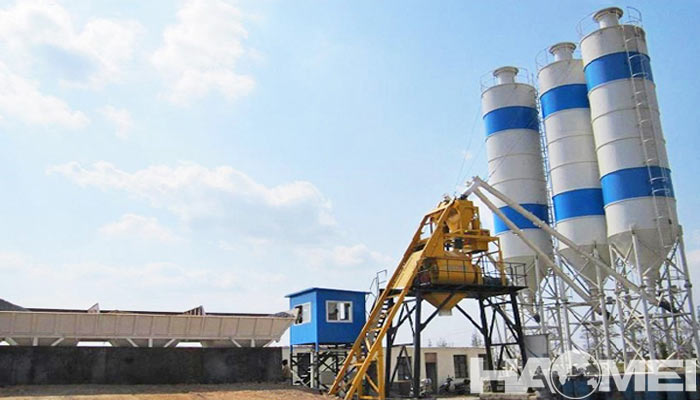 wet mix concrete batch plant