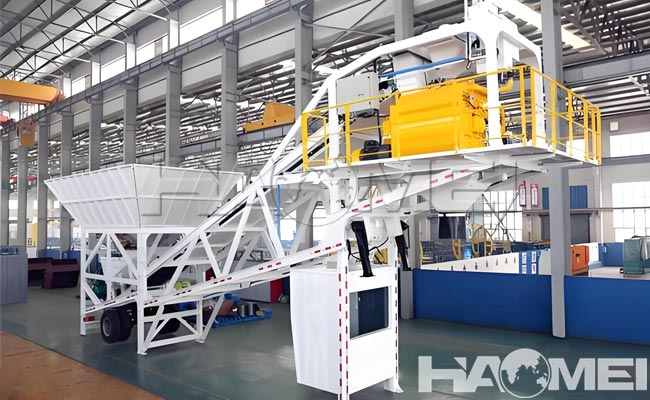 mobile ready mix plant