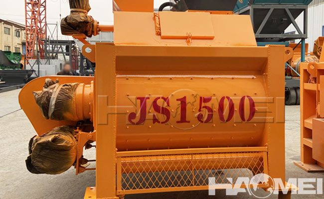 JS1500 twin shaft concrete mixer price