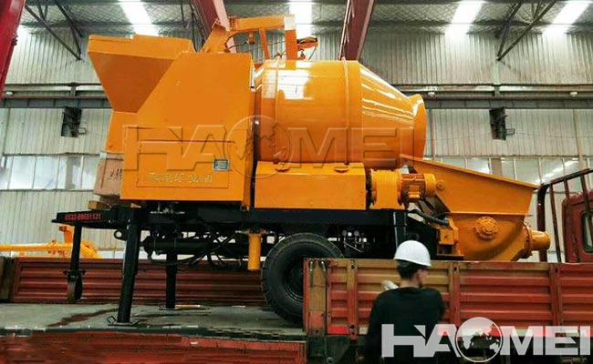 40m3/h diesel concrete mixer pump